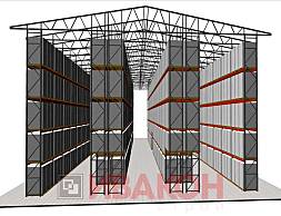 Самонесущие стеллажи 16