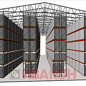 Самонесущие стеллажи 16