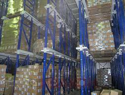 Компания "Гулливер": стеллажи набивные