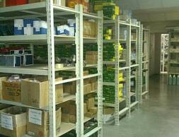 Сеть супермаркетов автозапчастей "Автобан", стеллажи полочные